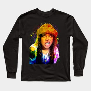 Erykah Badu RNB Watercolor Long Sleeve T-Shirt